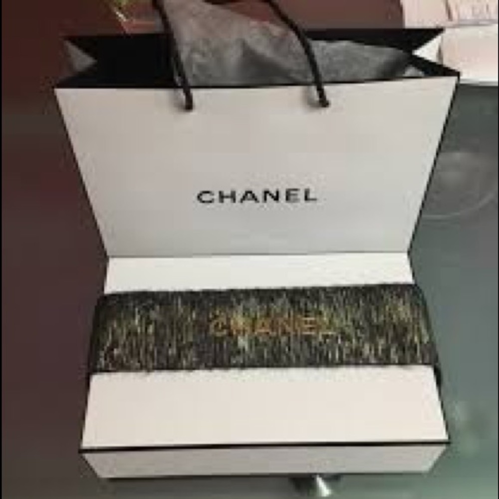 Genuine Chanel Ribbon Black ONE Yard - Picture 11 of 11